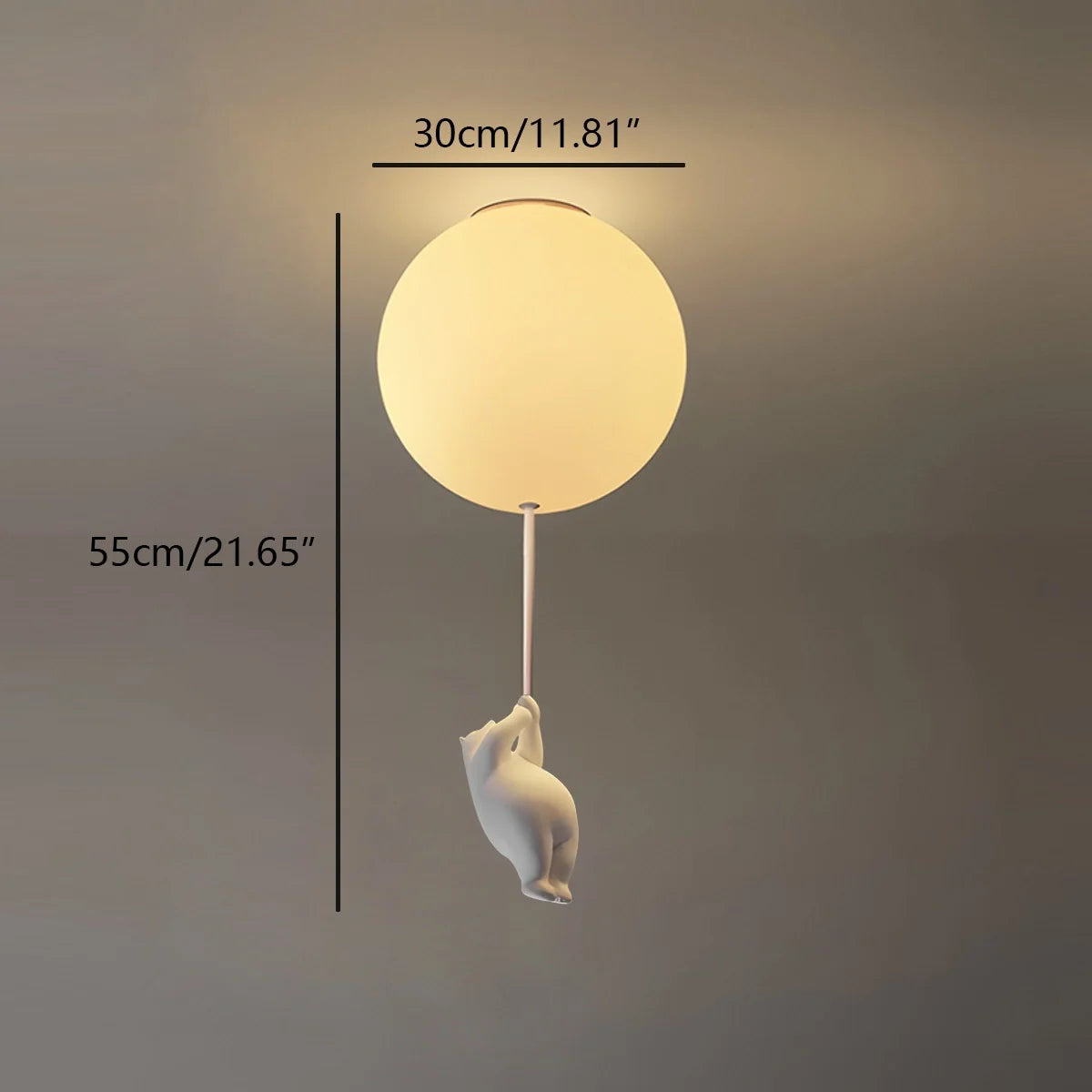 Feyran Modern Cartoon Balloon Bear Ceiling Light