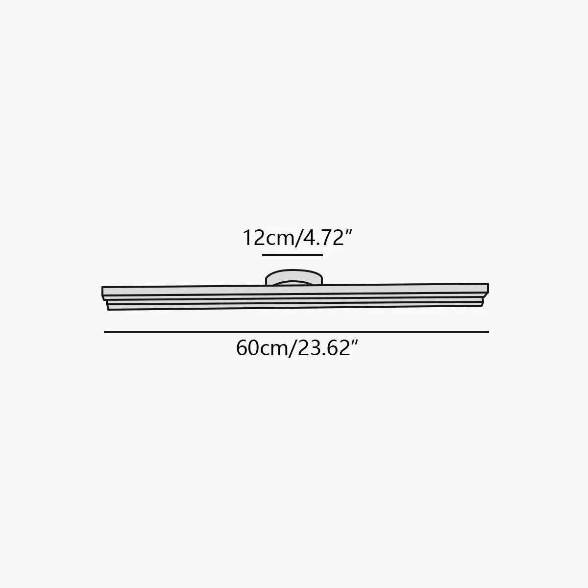Feyran Simple Linear Ceiling Light for Living Room