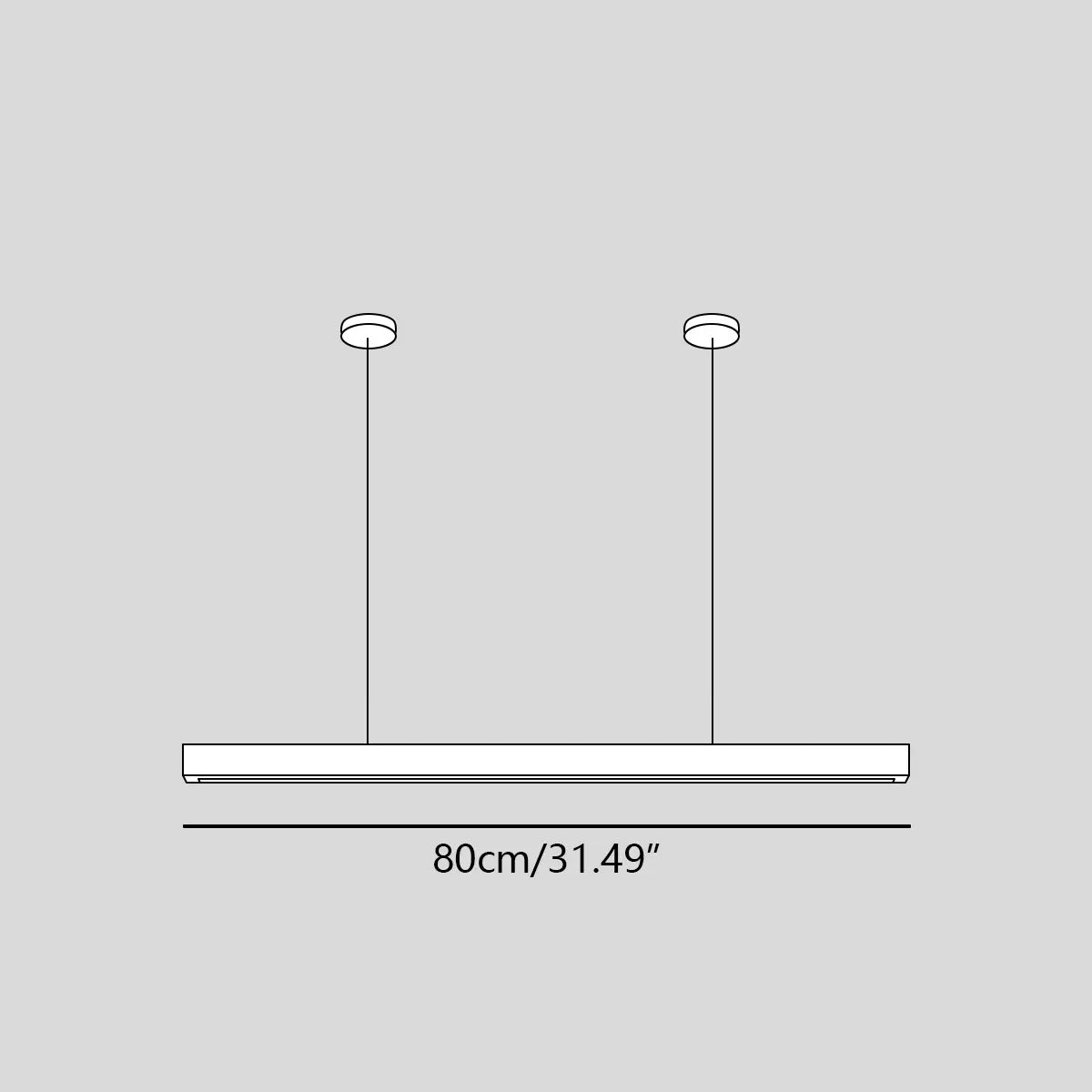 Feyran Fulbert Linear Wooden Pendant Light for Kitchen