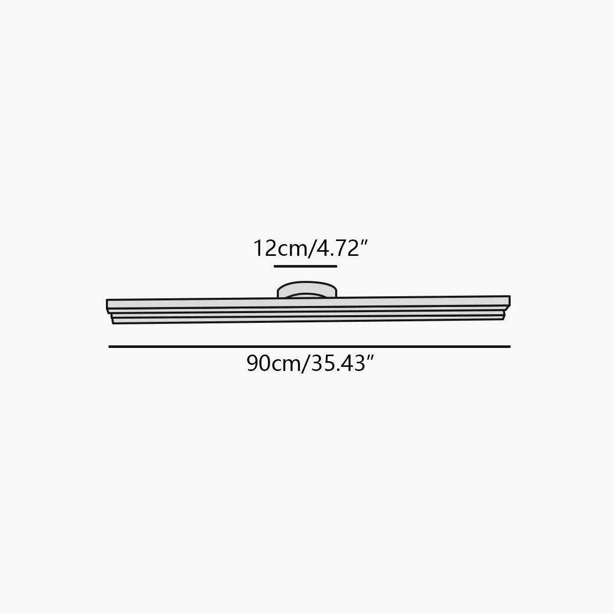 Feyran Simple Linear Ceiling Light for Living Room