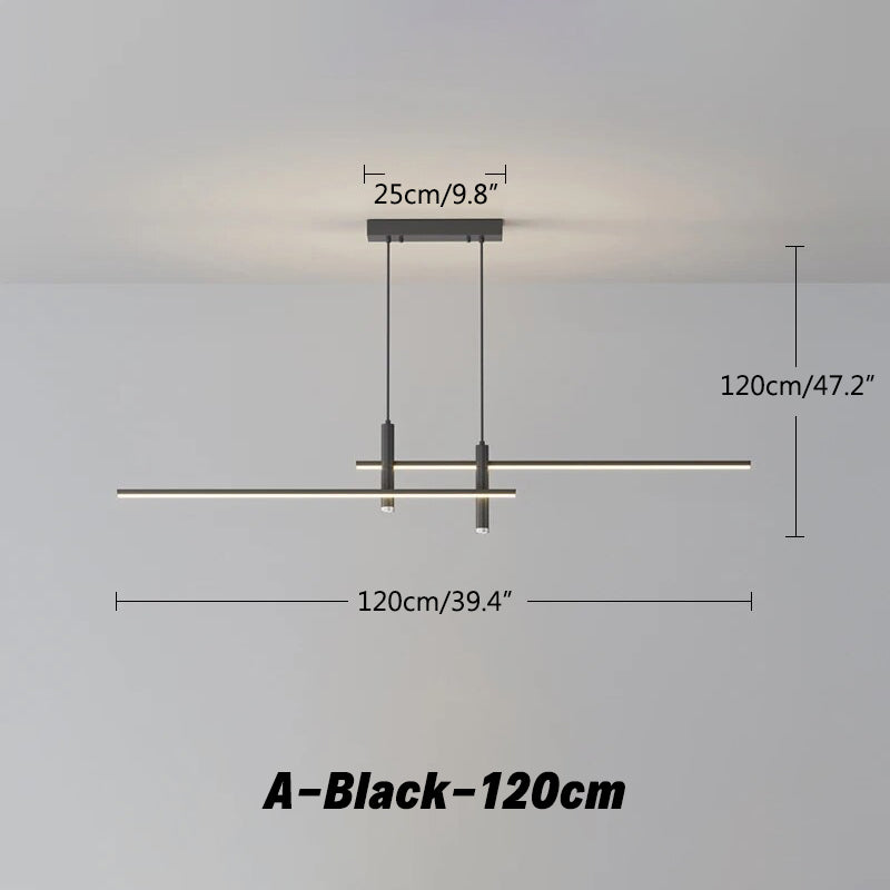 Feyran Modern Minimalist Linear LED Pendant Light