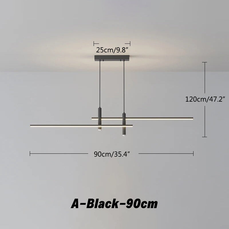 Feyran Modern Minimalist Linear LED Pendant Light