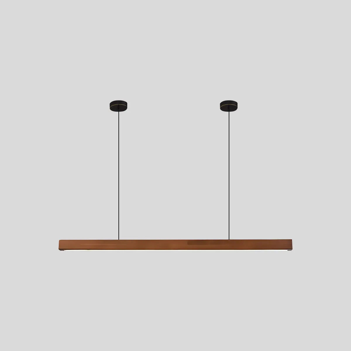 Feyran Fulbert Linear Wooden Pendant Light for Kitchen