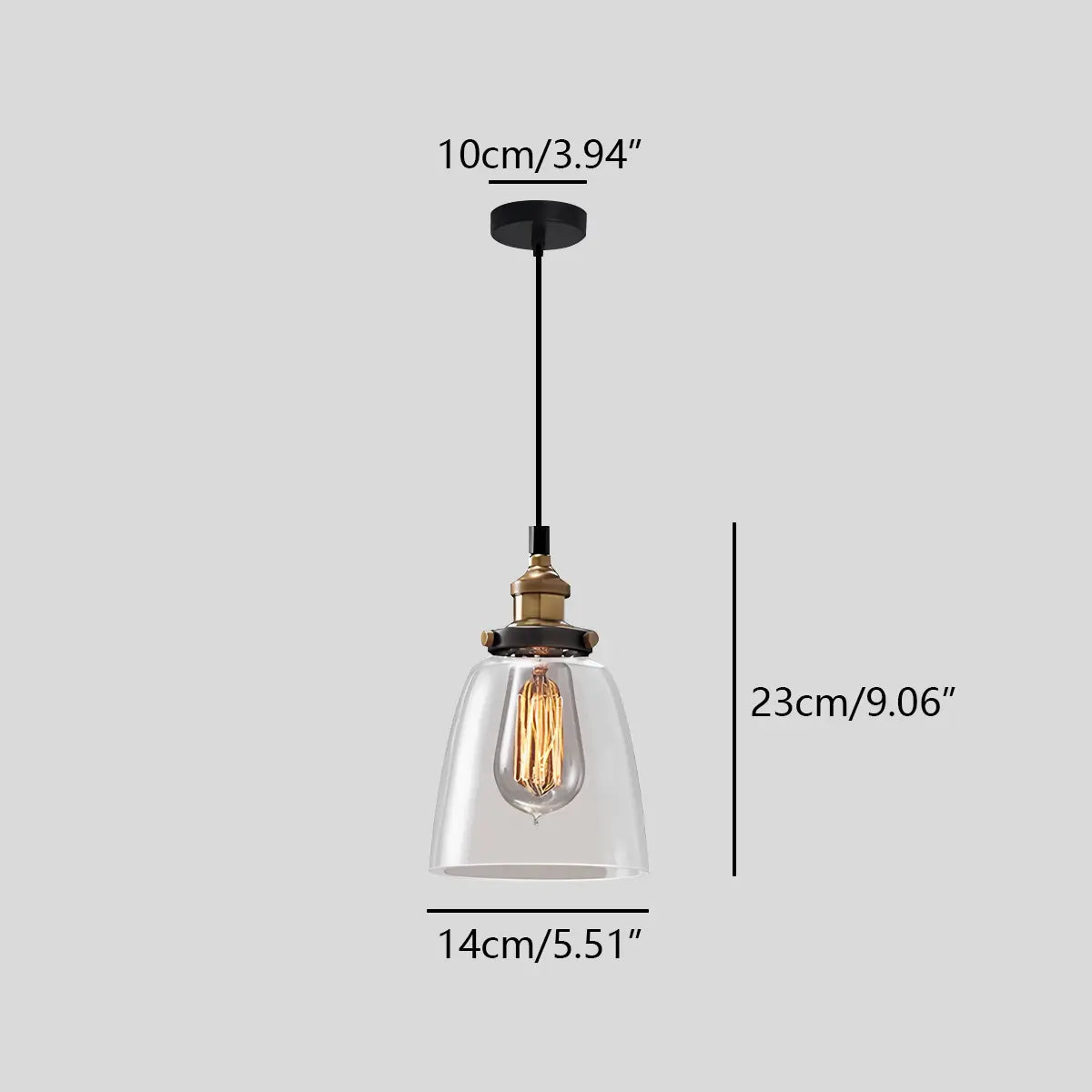 Feyran Mabel Glass Pendant Light for Kitchen Island