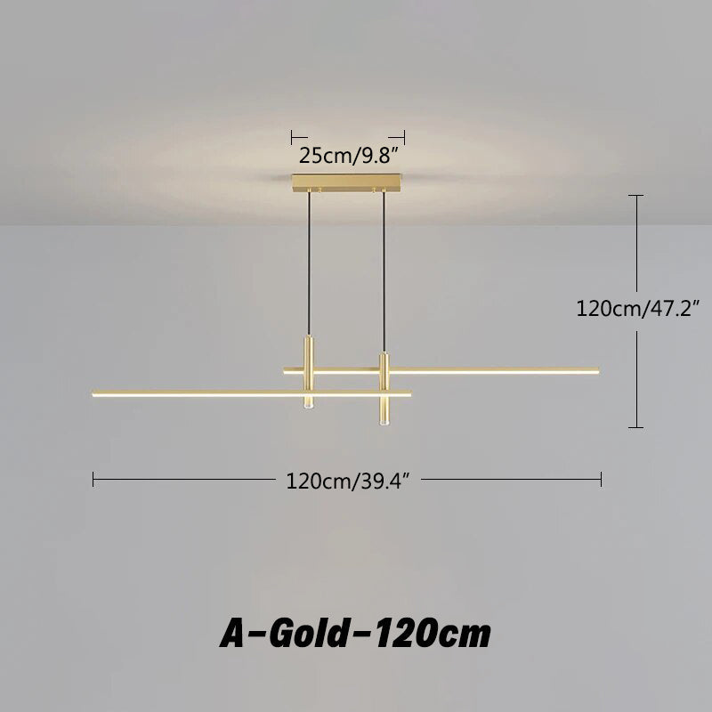 Feyran Modern Minimalist Linear LED Pendant Light