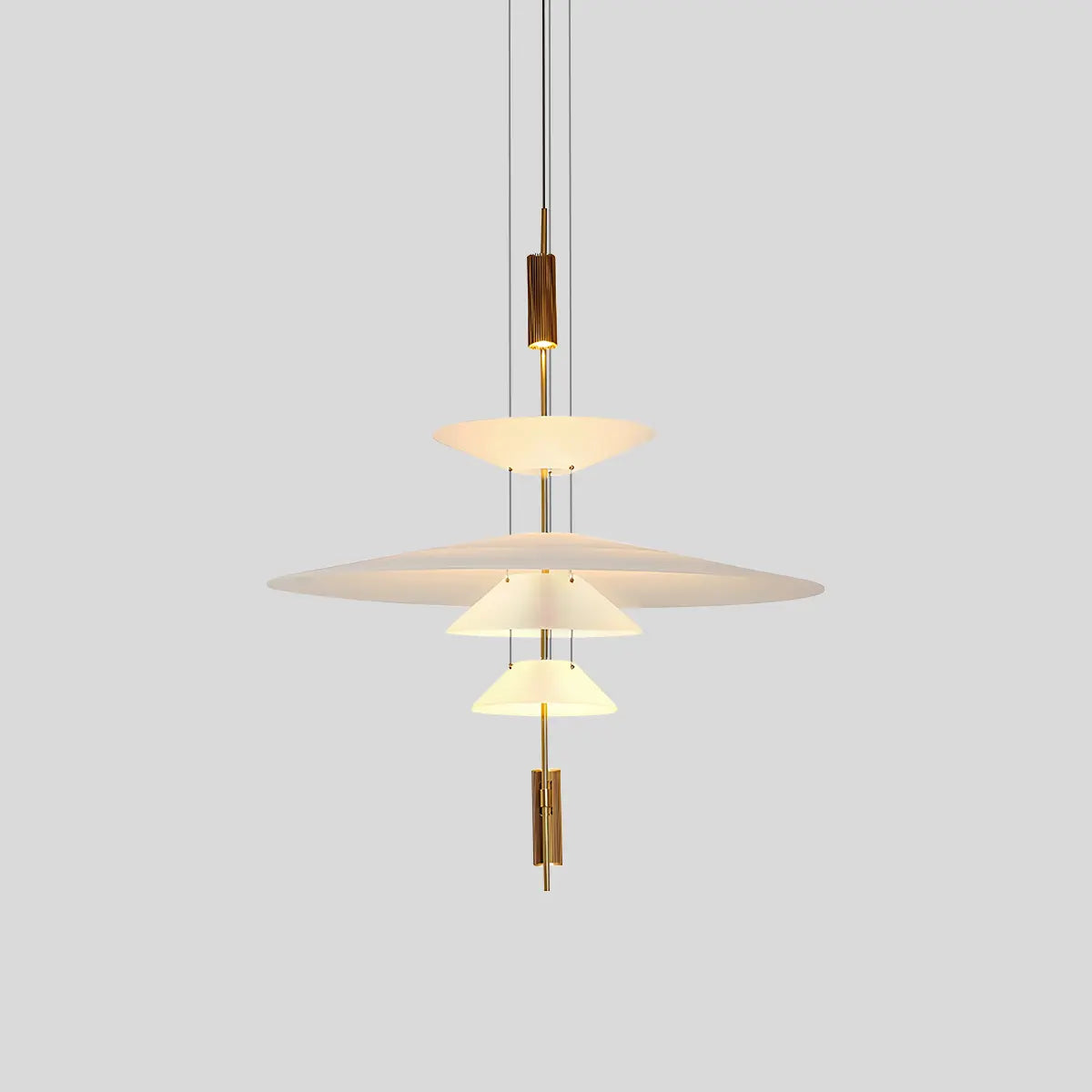 Feyran Layered Disc Pendant Light for Dining Room