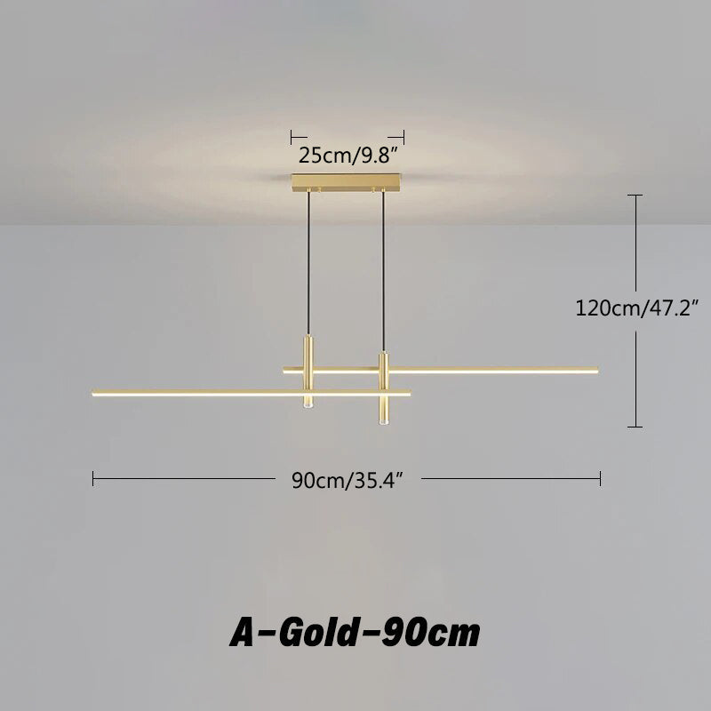 Feyran Modern Minimalist Linear LED Pendant Light