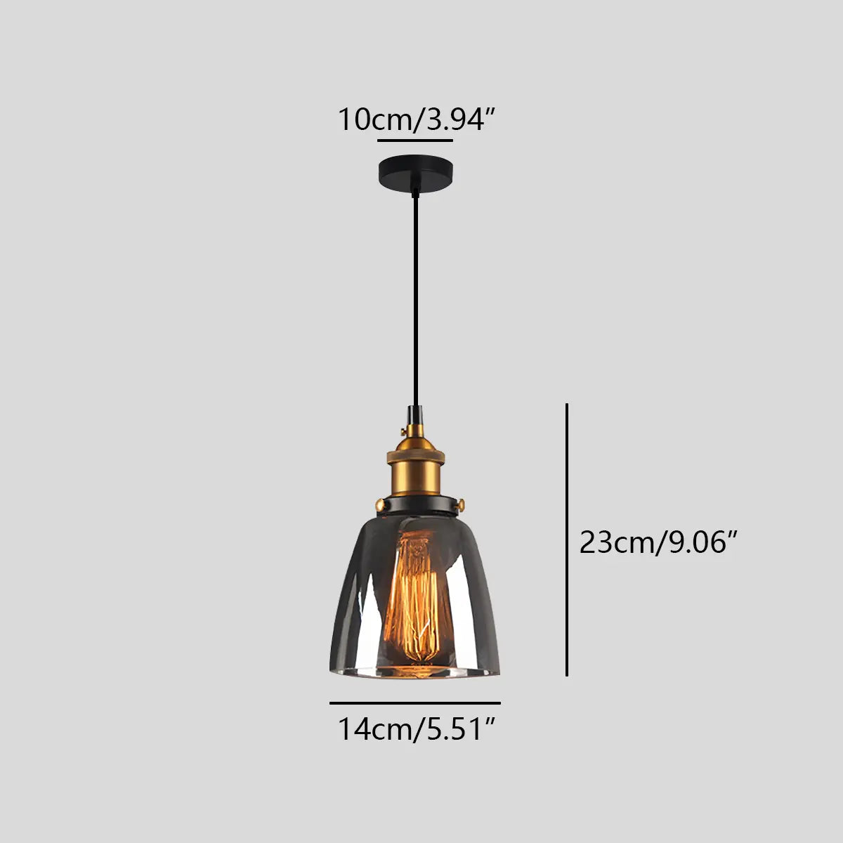 Feyran Mabel Glass Pendant Light for Kitchen Island