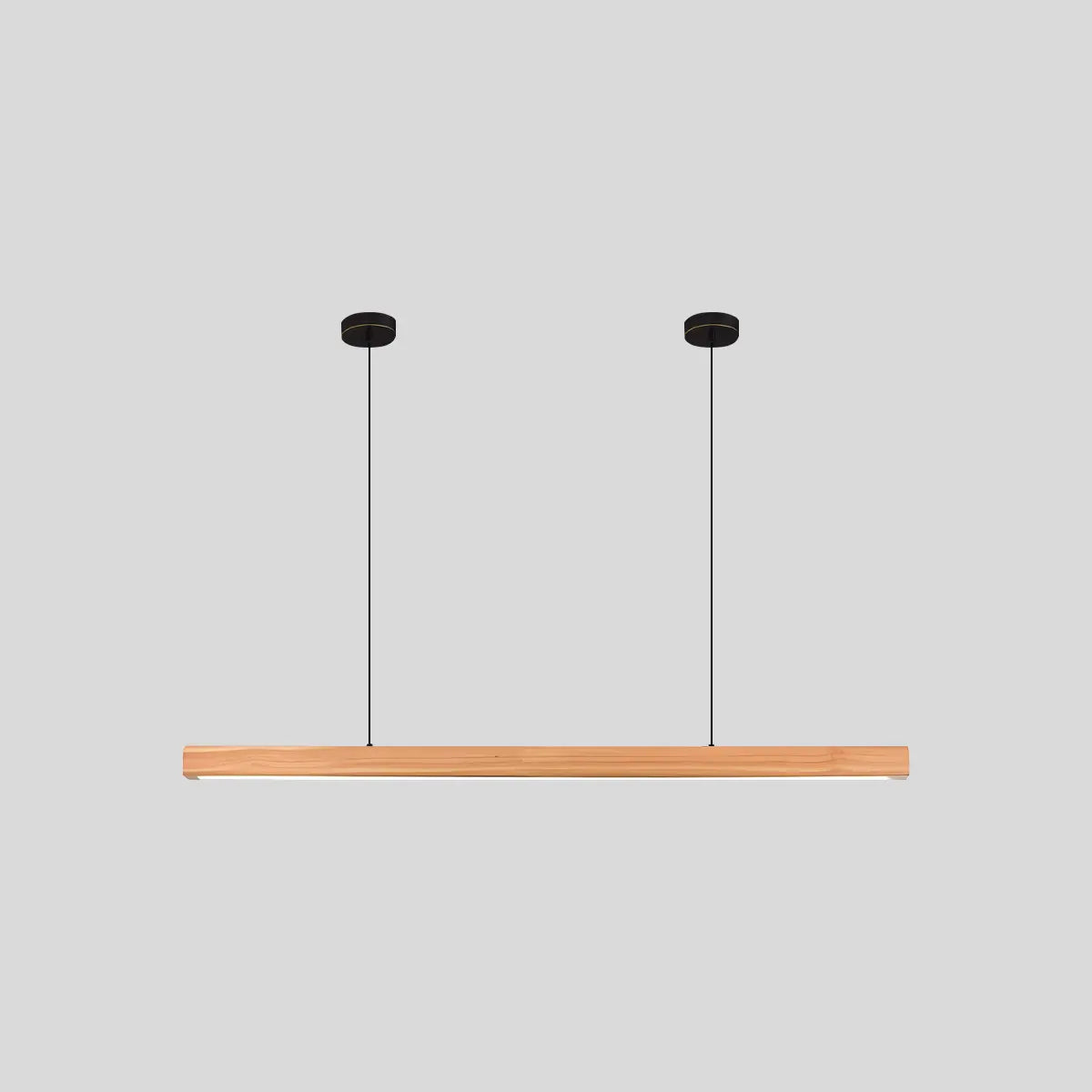 Feyran Fulbert Linear Wooden Pendant Light for Kitchen