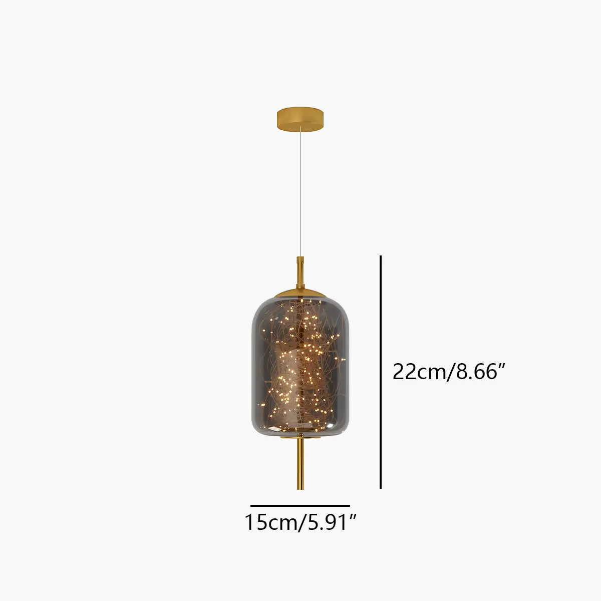 Feyran Twirl Modern Pendant Light for Bedroom