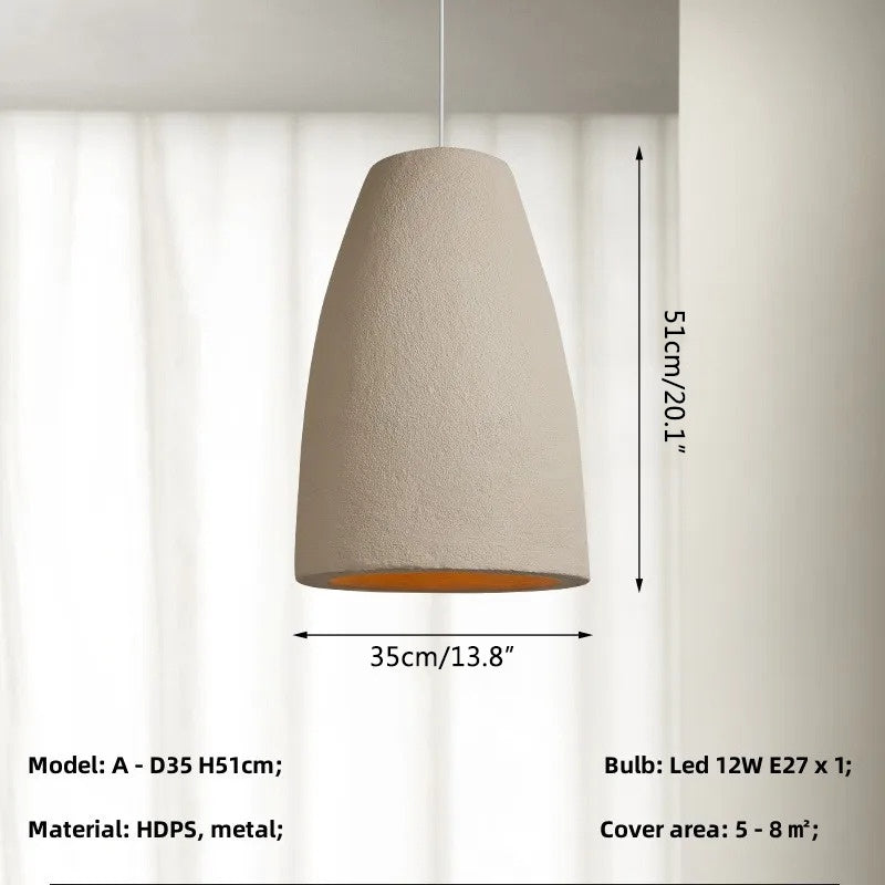 Feyran Simple Gypsum Pendant Lights for Dining Room