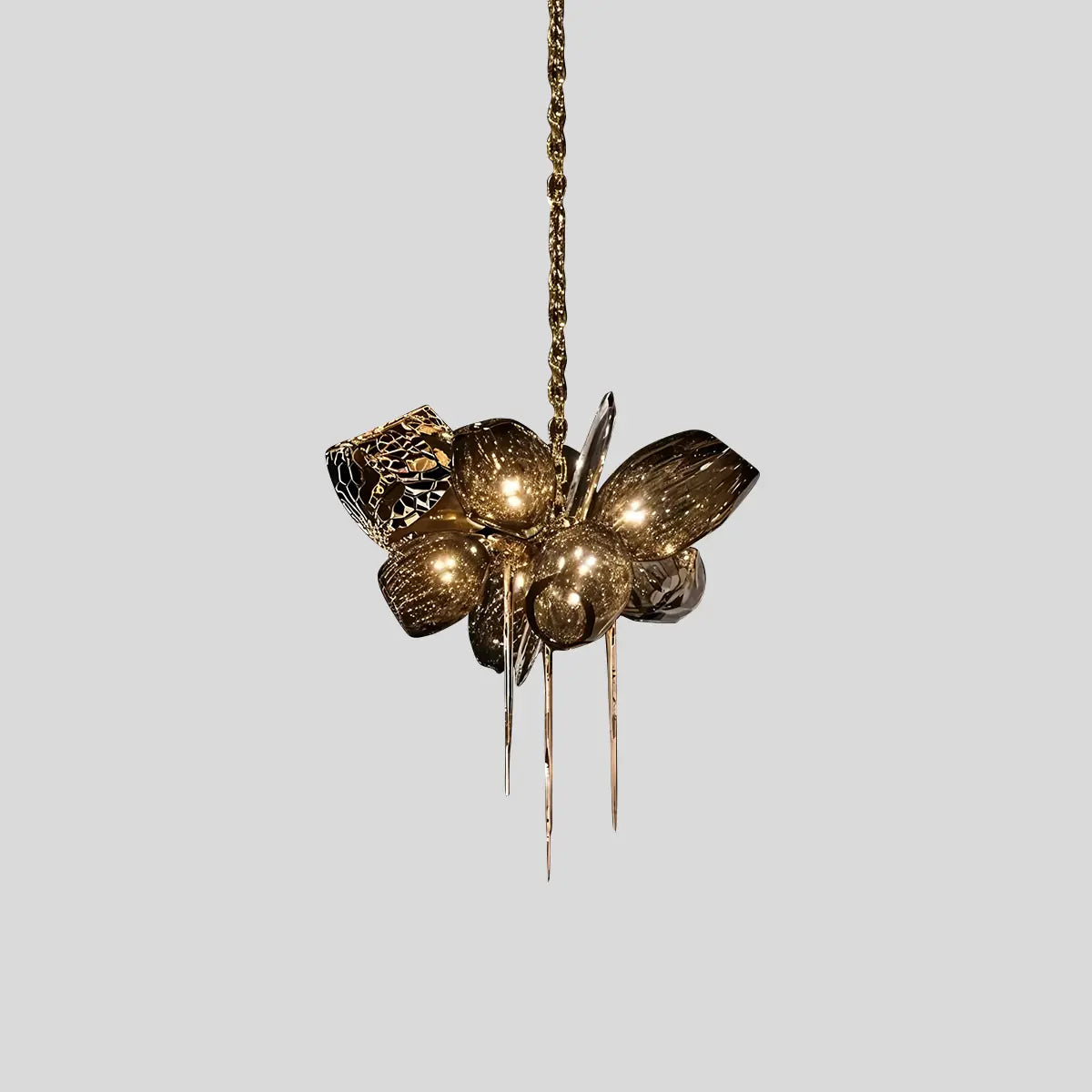 Feyran Kallisto Sculptural Glass Chandelier for Dining Room