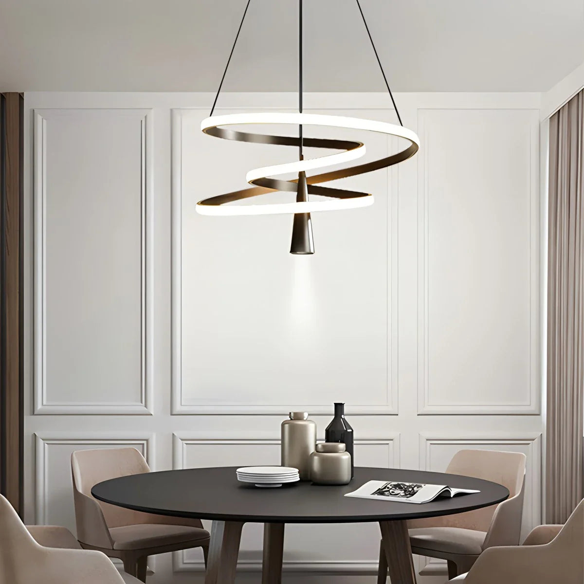 Feyran Acrylic Ring Spotlight Chandelier