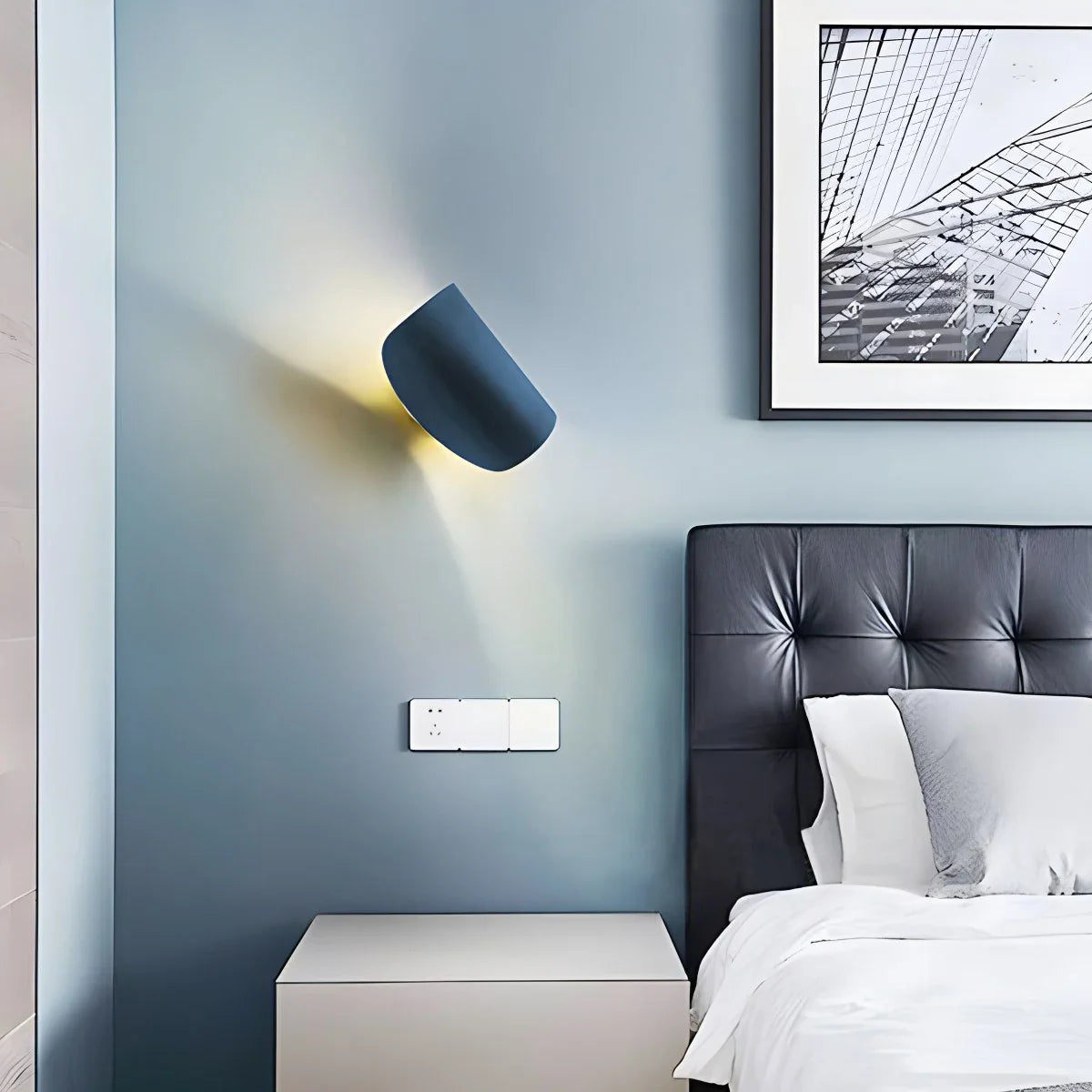 Feyran Adjustable Half Shade Wall Sconce