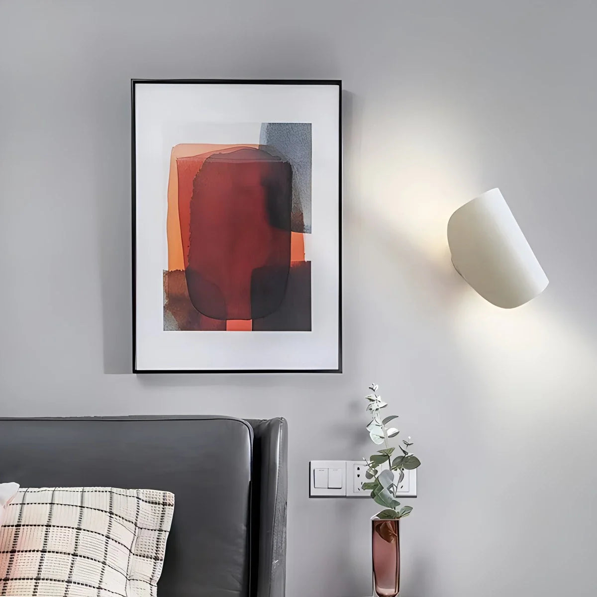 Feyran Adjustable Half Shade Wall Sconce