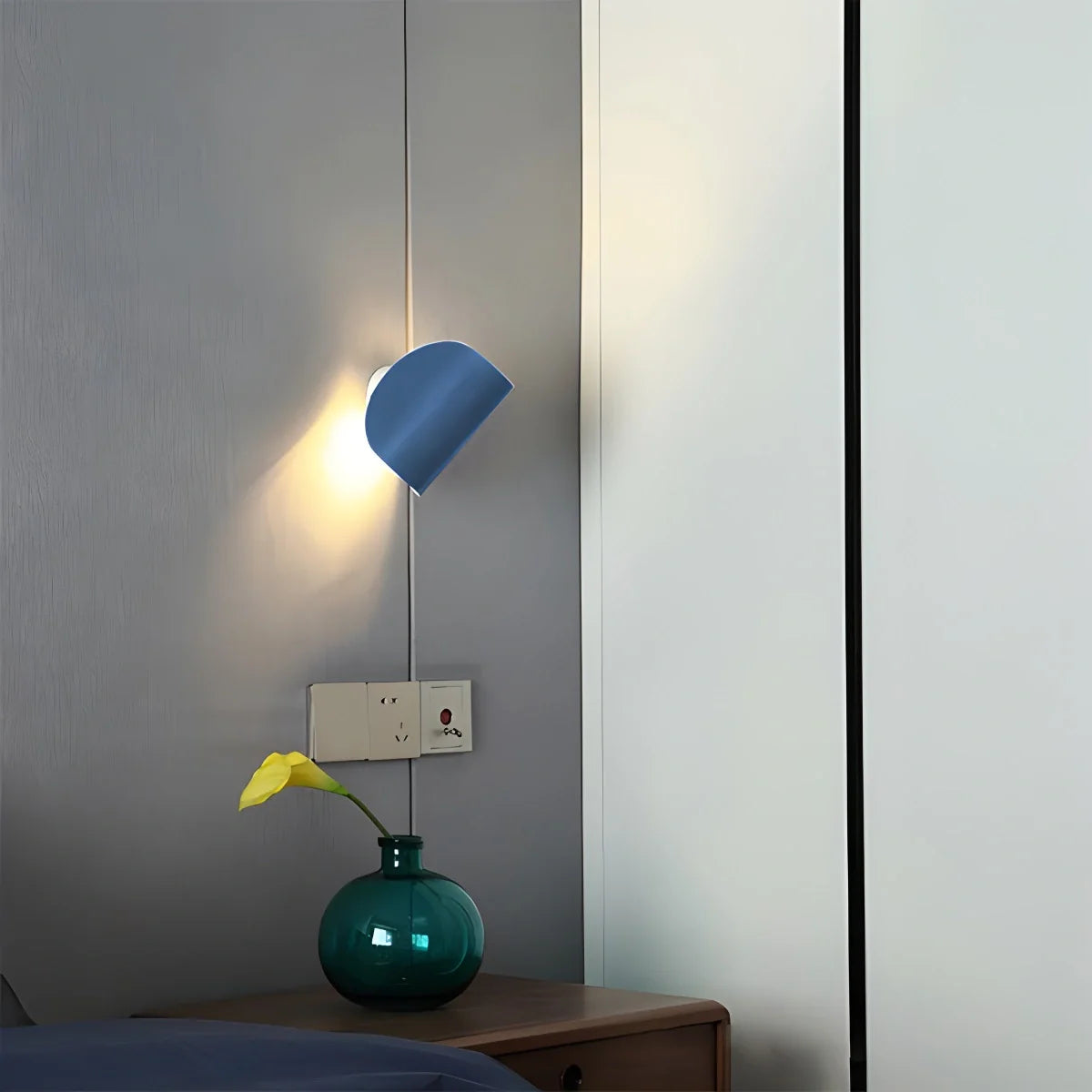 Feyran Adjustable Half Shade Wall Sconce
