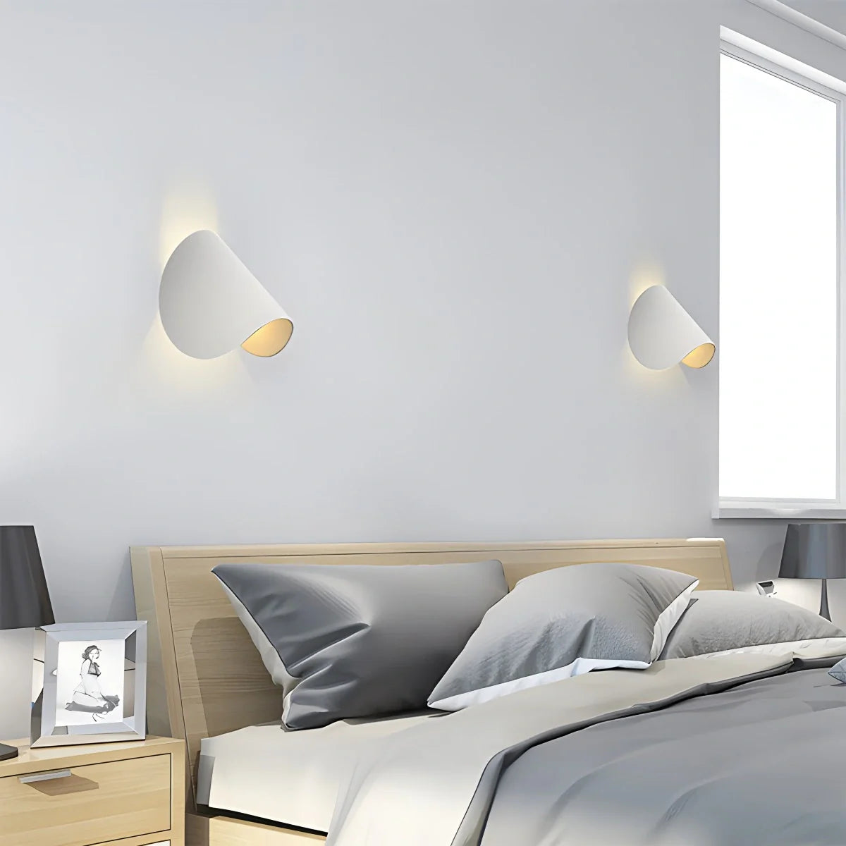 Feyran Adjustable Half Shade Wall Sconce