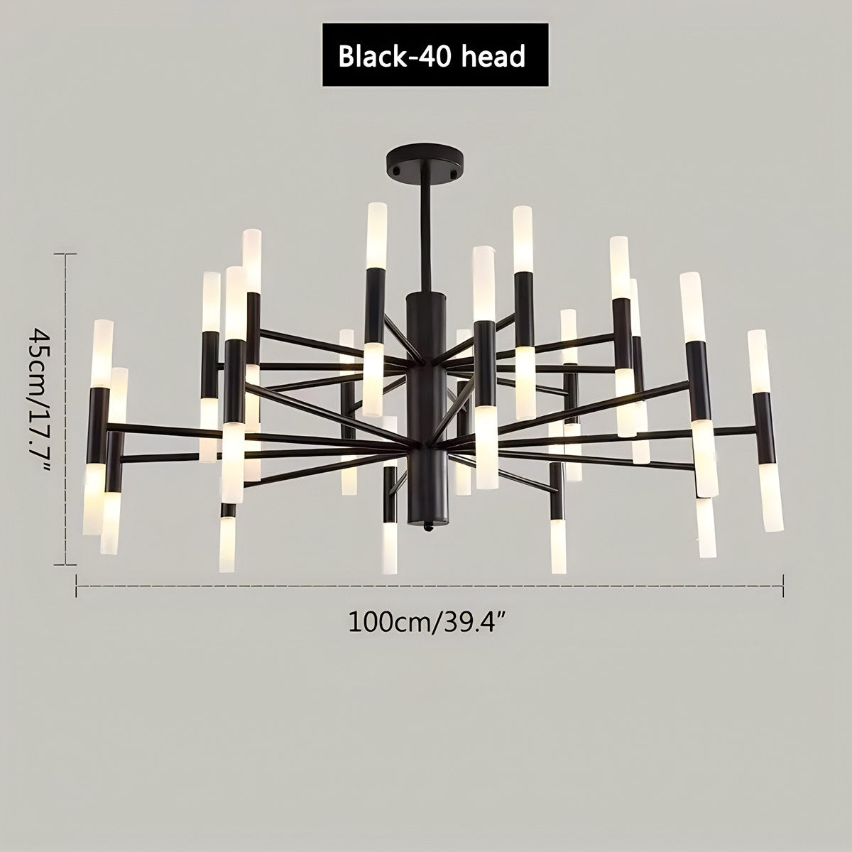 Feyran Adjustable Round Tube Chandelier