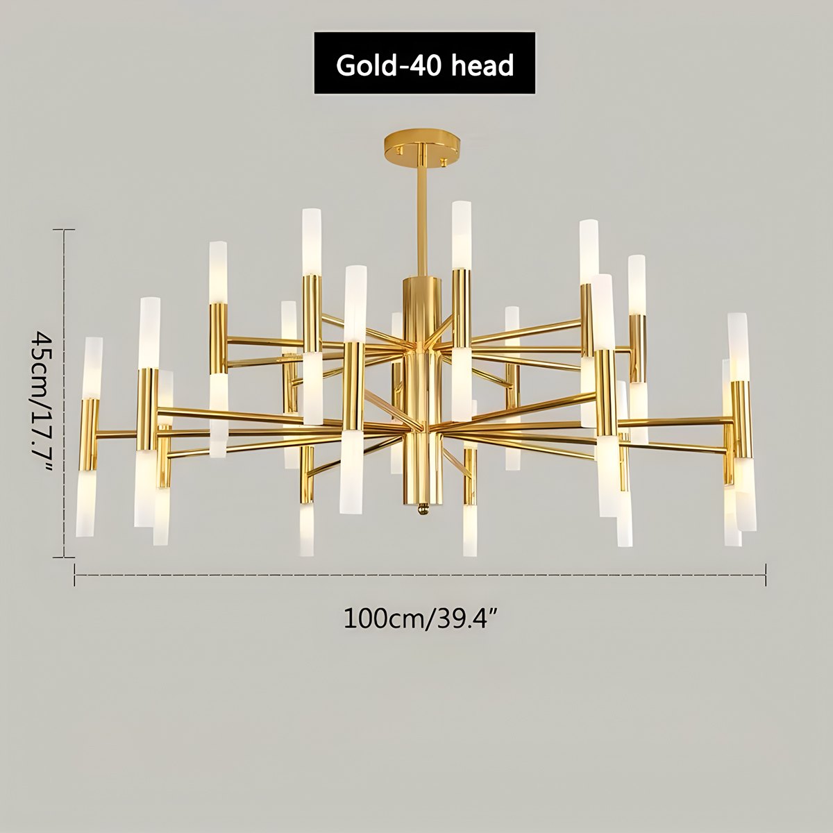 Feyran Adjustable Round Tube Chandelier