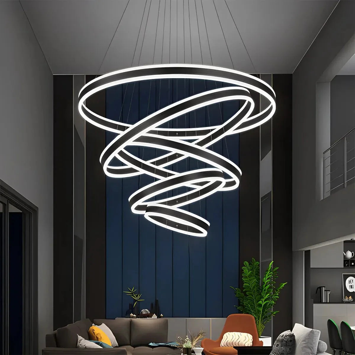 Feyran Circle Layered Living Room Chandelier