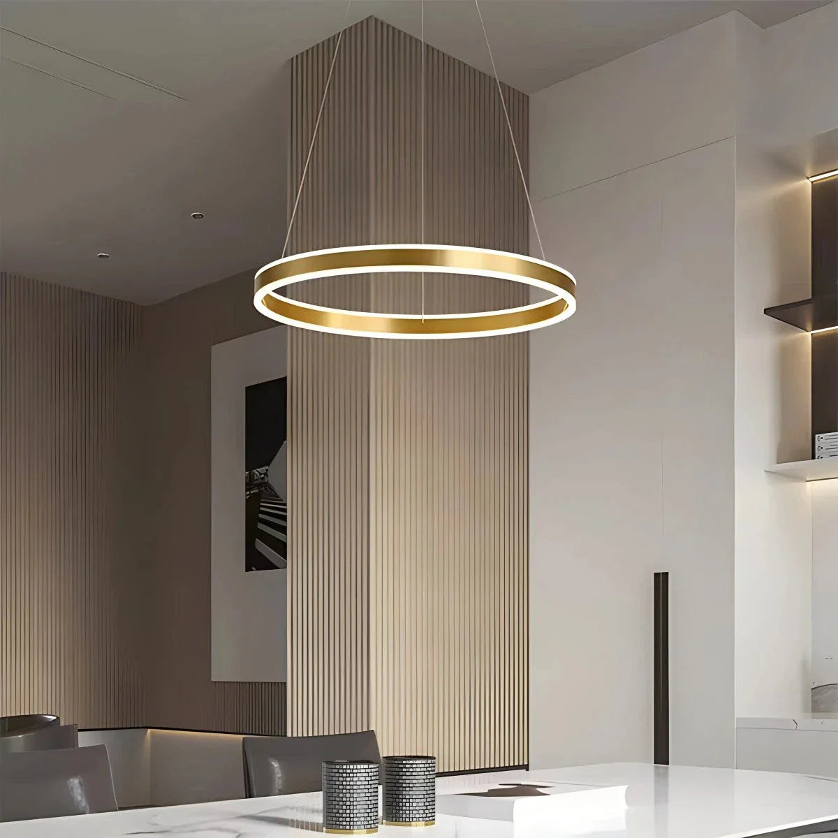 Feyran Circle Layered Living Room Chandelier
