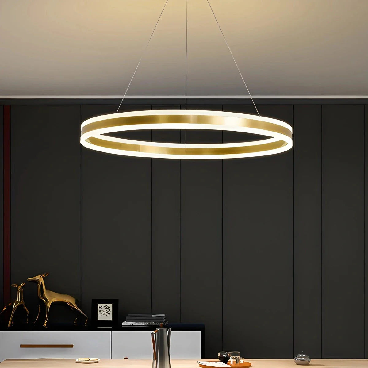 Feyran Circle Layered Living Room Chandelier