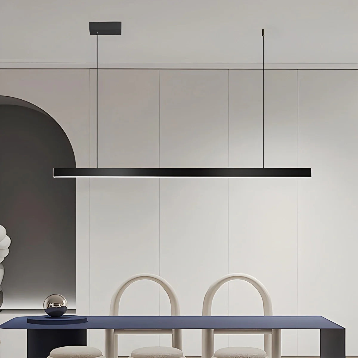 Feyran All Copper Minimalist Chandelier for Dining & Living Rooms