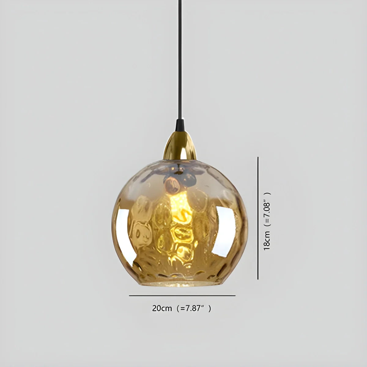Feyran Colorful Glass Ball Pendant Light for Living Room