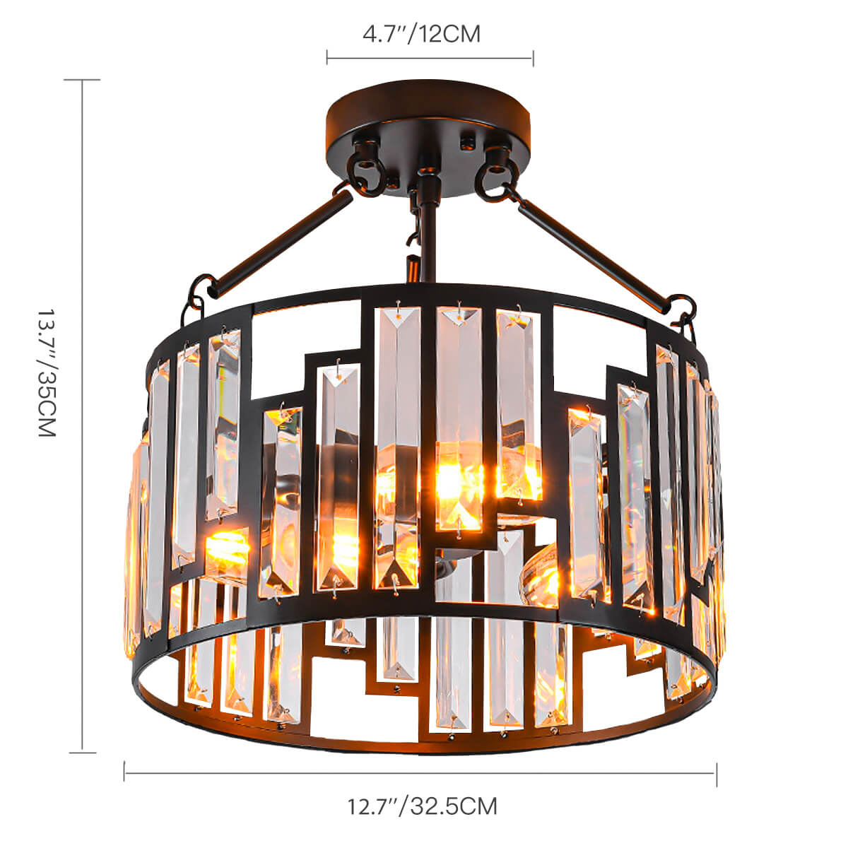 American-style-iron-pendant-lamp-Ceiling-light-dimensions | Feyran