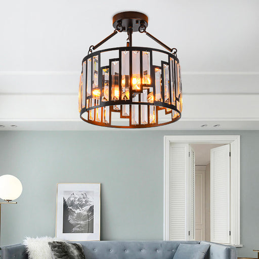 American-style-iron-pendant-lamp-Ceiling-light-living room1 | Feyran