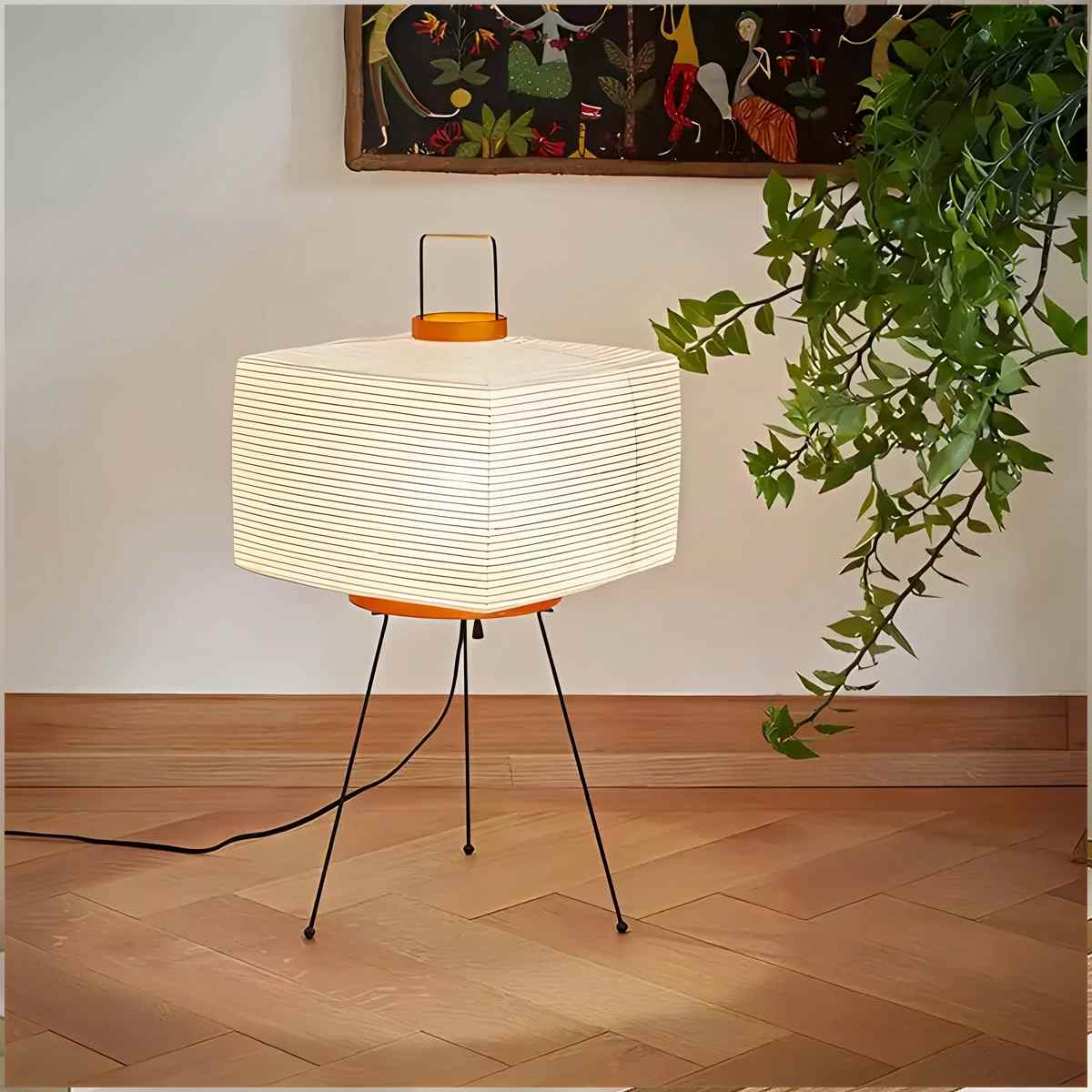 Feyran Rice Paper Art Floor & Table Lamp