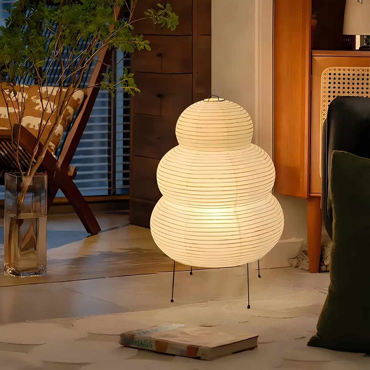 Feyran Rice Paper Art Floor & Table Lamp