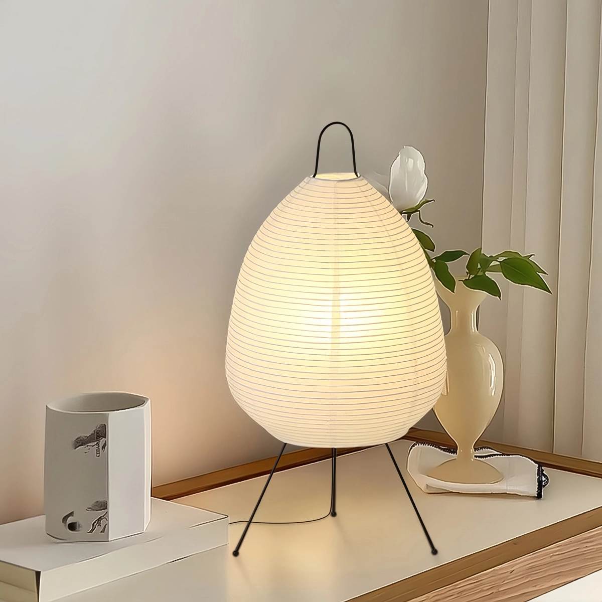 Feyran Rice Paper Art Floor & Table Lamp