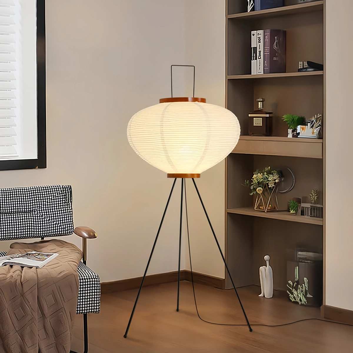 Feyran Rice Paper Art Floor & Table Lamp