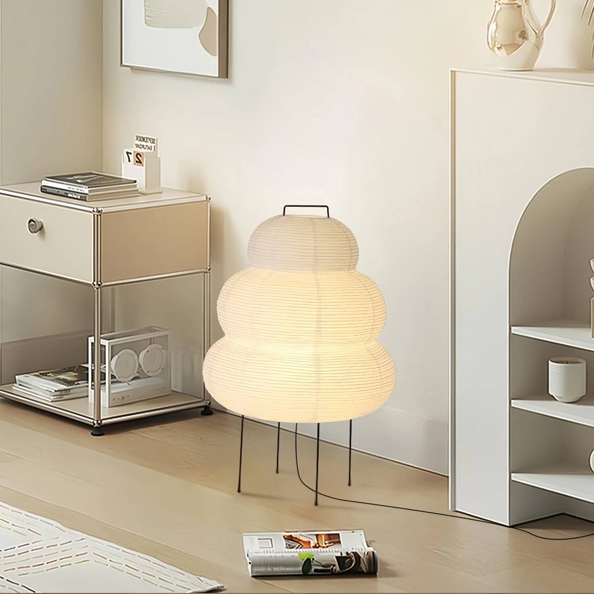 Feyran Rice Paper Art Floor & Table Lamp