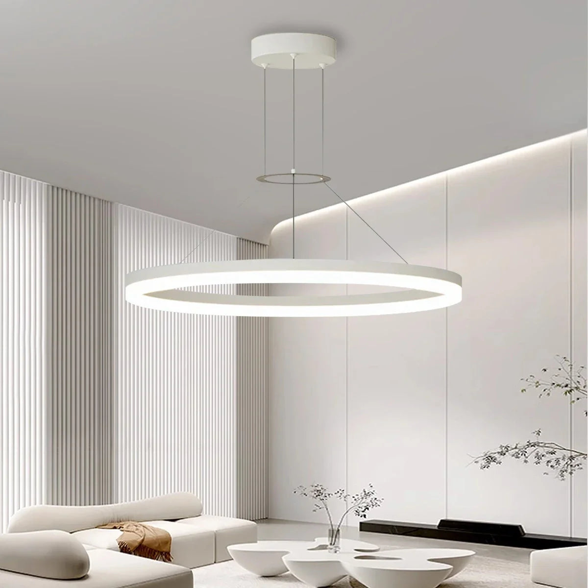 Feyran Circular Led Pendant Light for Living Room Kitchen