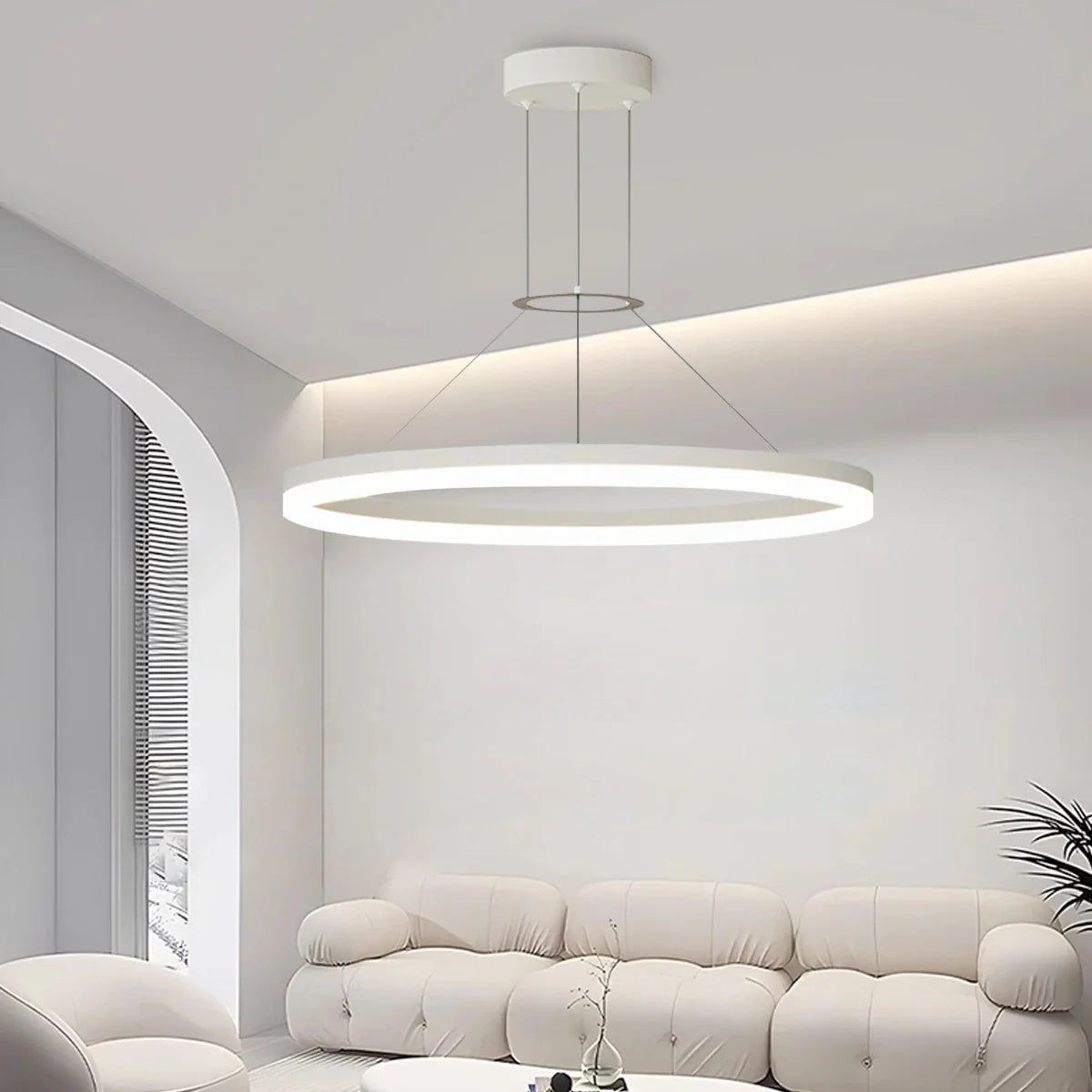 Feyran Circular Led Pendant Light for Living Room Kitchen