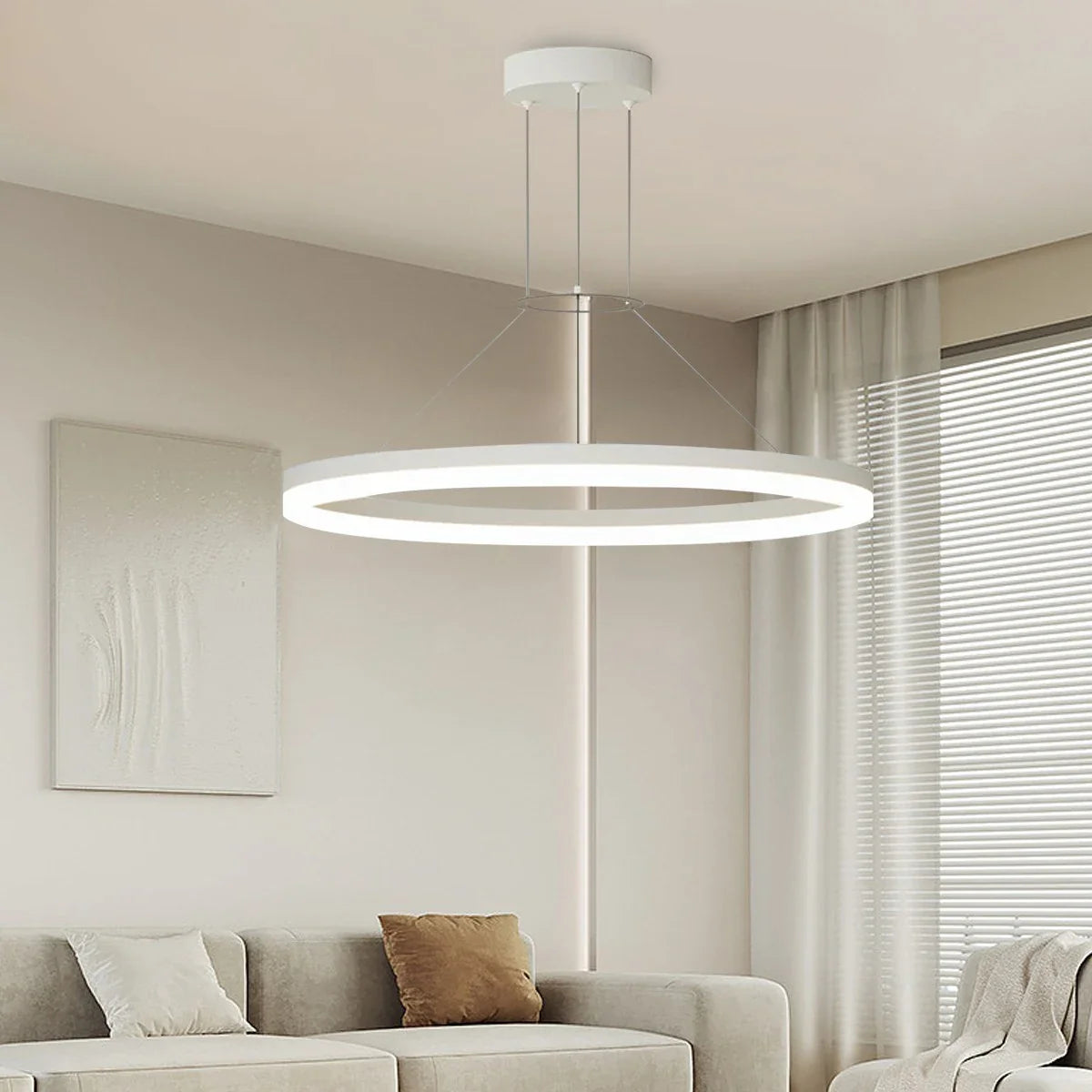 Feyran Circular Led Pendant Light for Living Room Kitchen