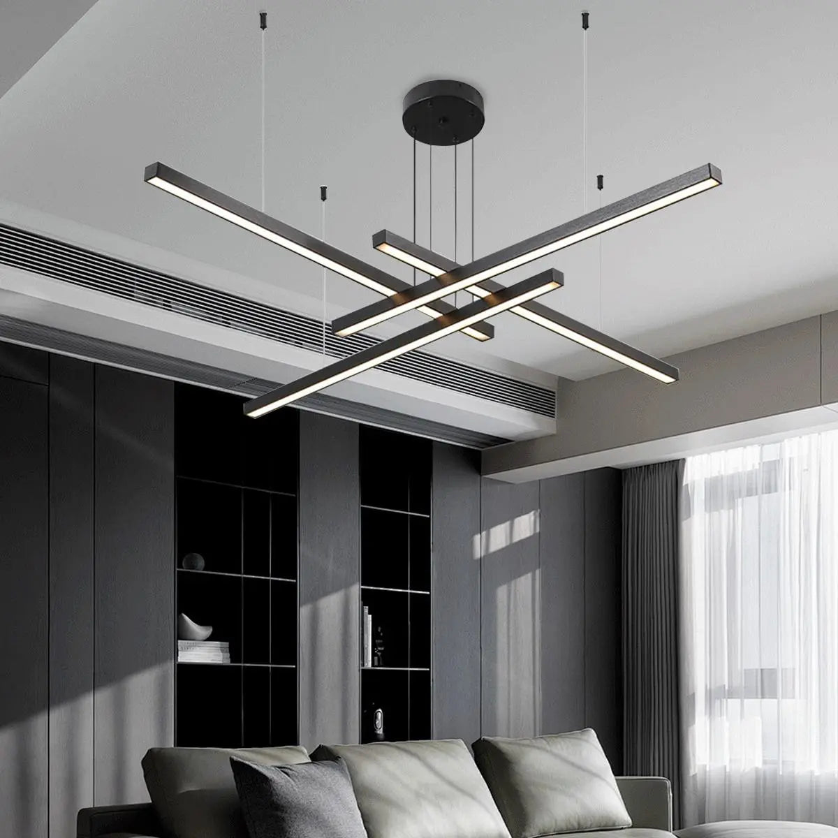 Feyran Multi Light Sticks LED Chandelier for Living Room