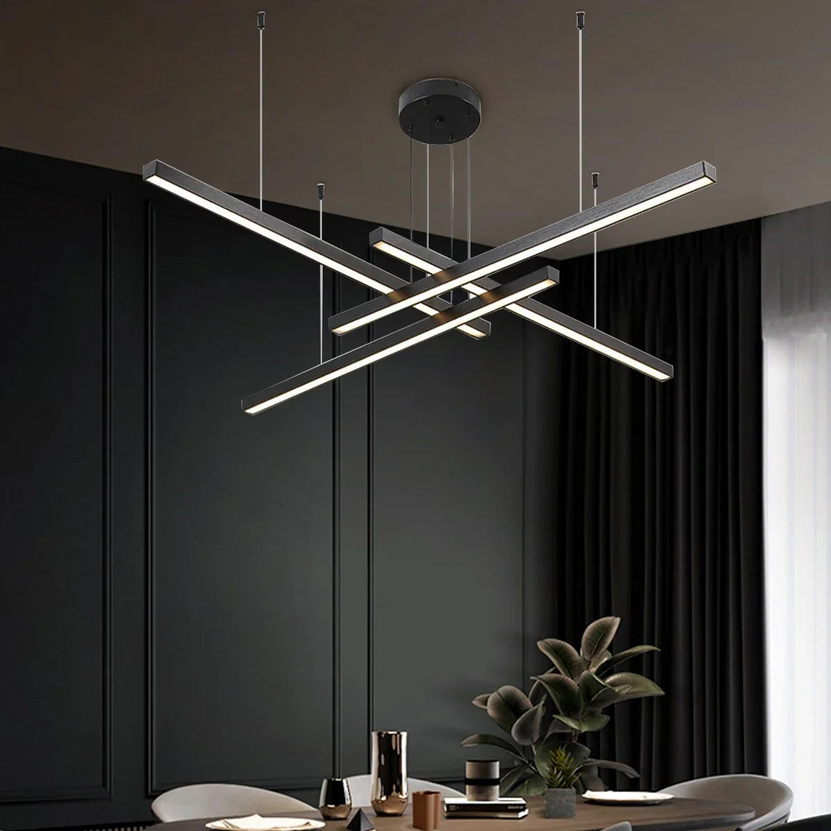 Feyran Multi Light Sticks LED Chandelier for Living Room