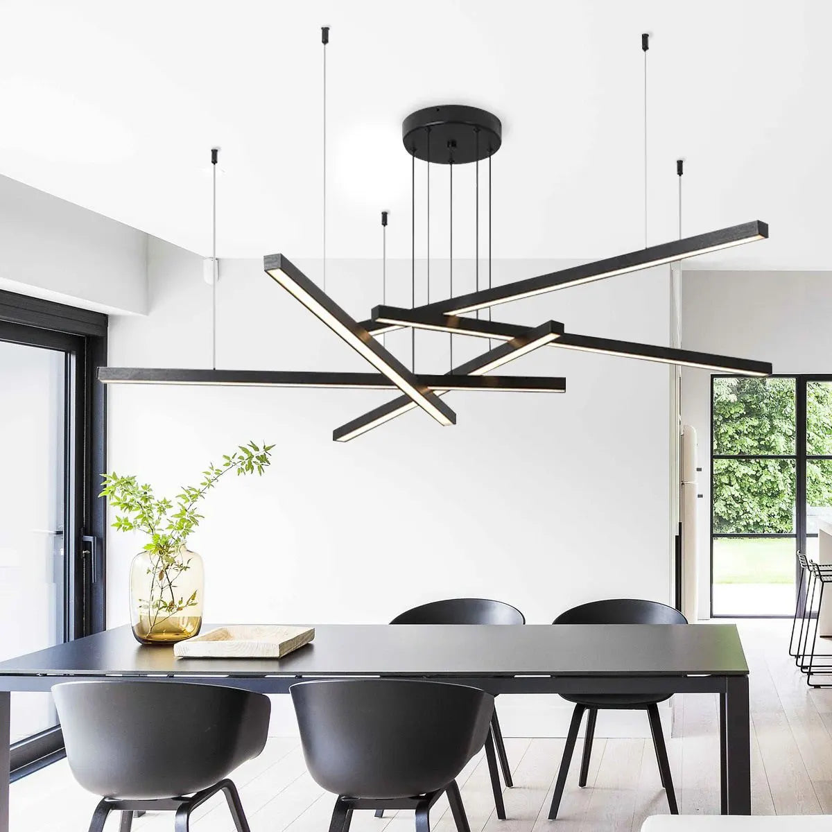 Feyran Multi Light Sticks LED Chandelier for Living Room