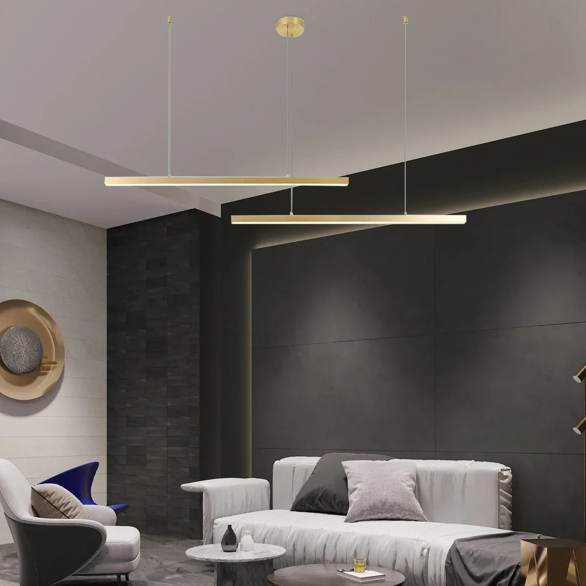 Feyran Multi Light Sticks LED Chandelier for Living Room
