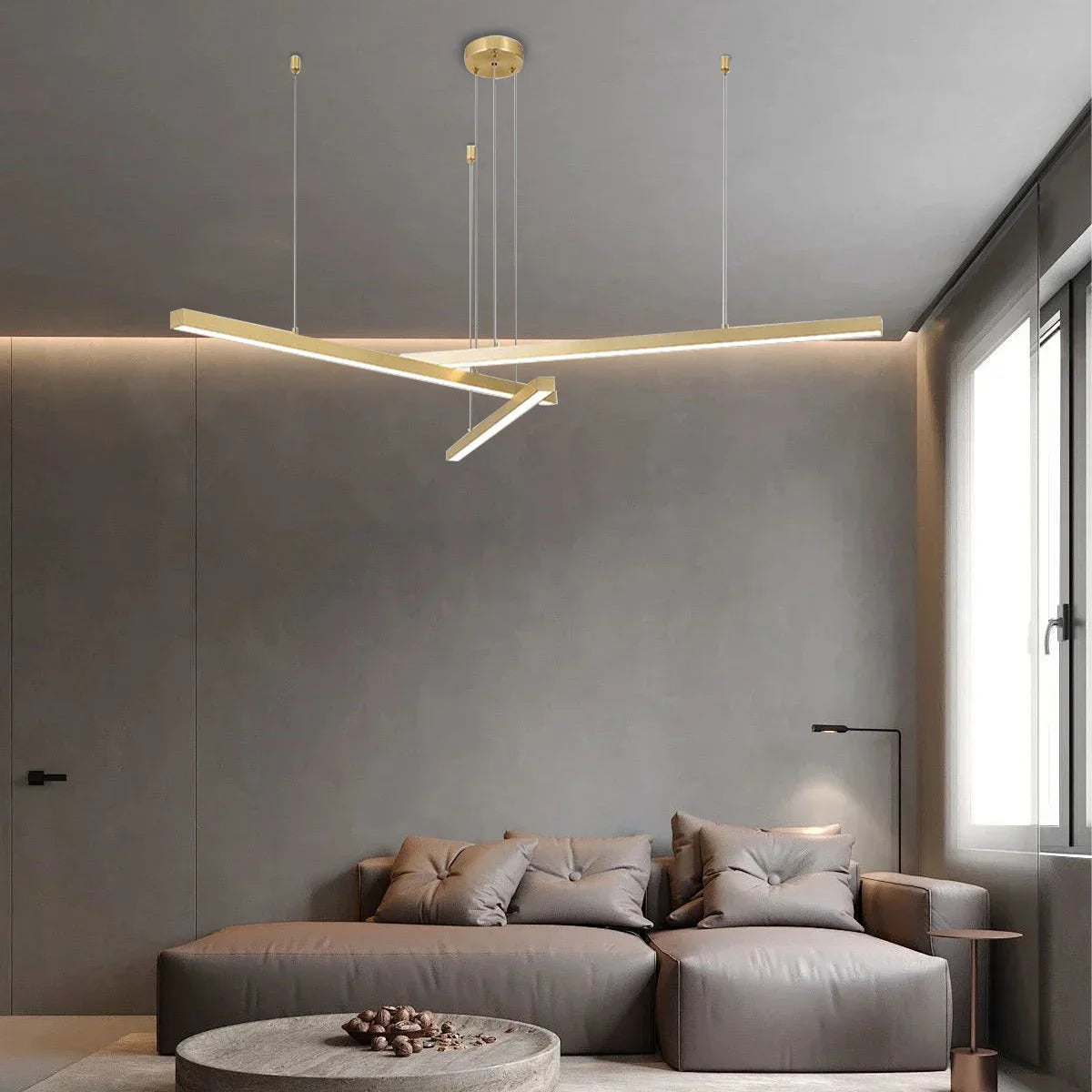 Feyran Multi Light Sticks LED Chandelier for Living Room