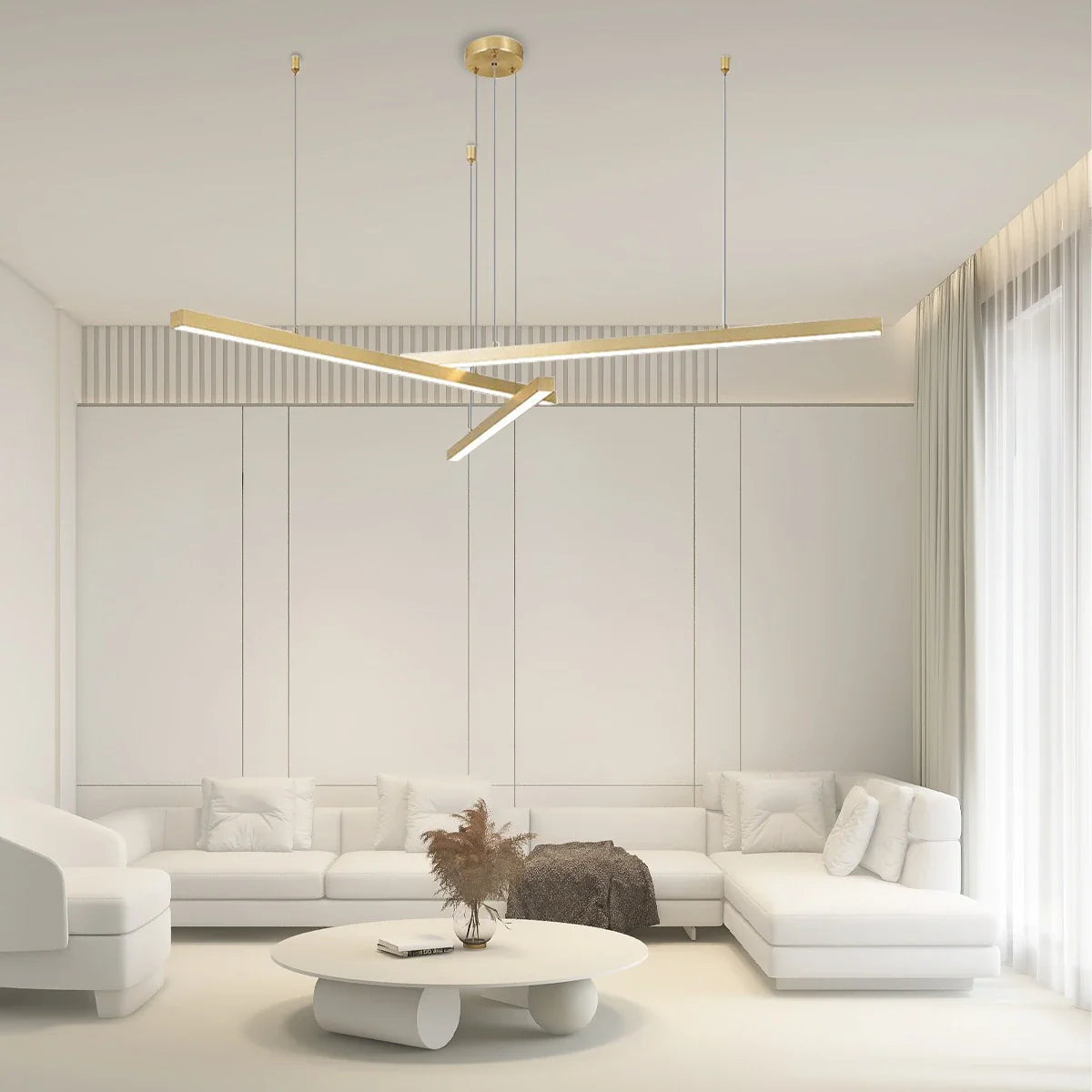 Feyran Multi Light Sticks LED Chandelier for Living Room