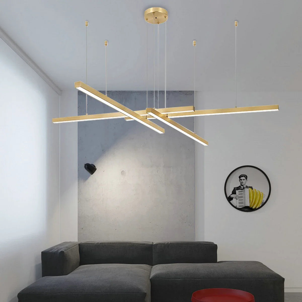 Feyran Multi Light Sticks LED Chandelier for Living Room