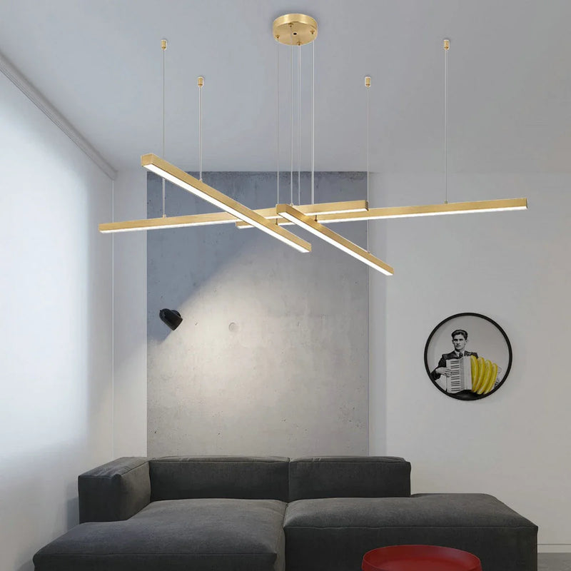 Feyran Multi Light Sticks LED Chandelier for Living Room