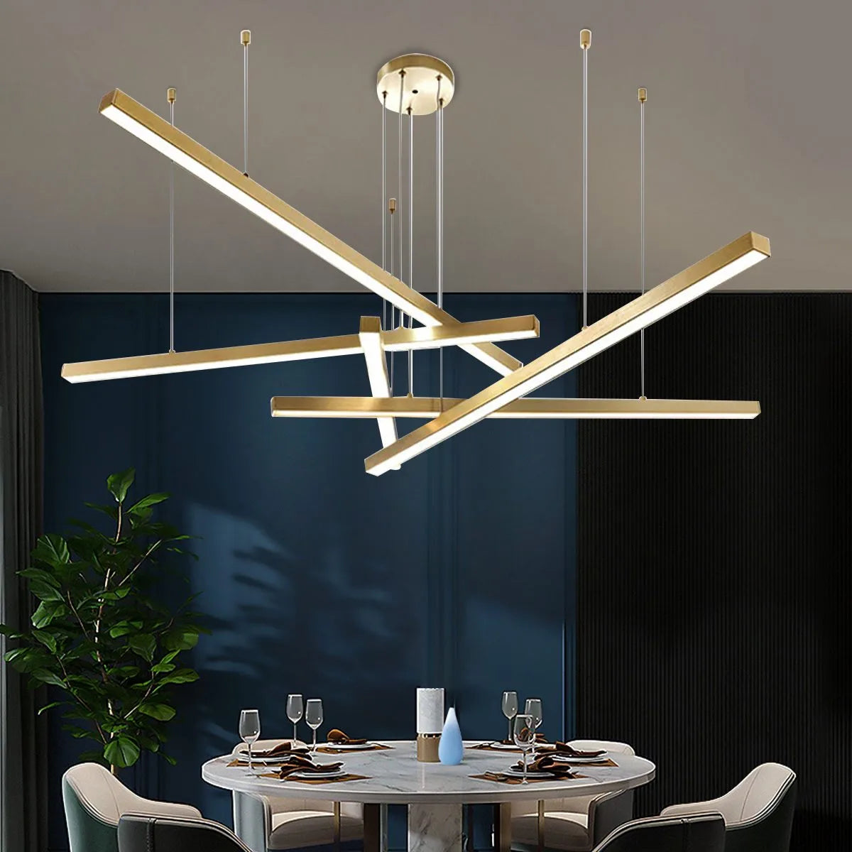 Feyran Multi Light Sticks LED Chandelier for Living Room