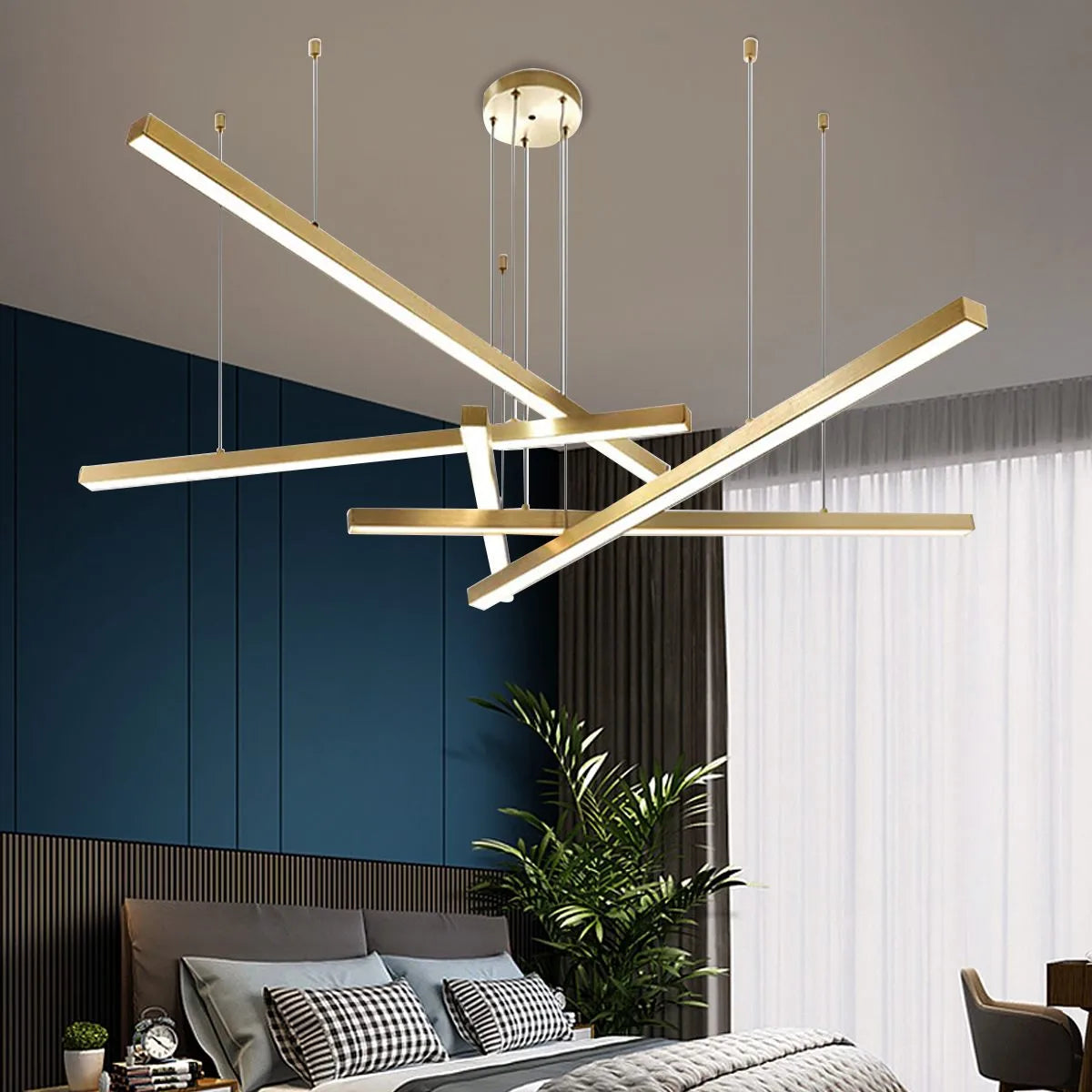 Feyran Multi Light Sticks LED Chandelier for Living Room