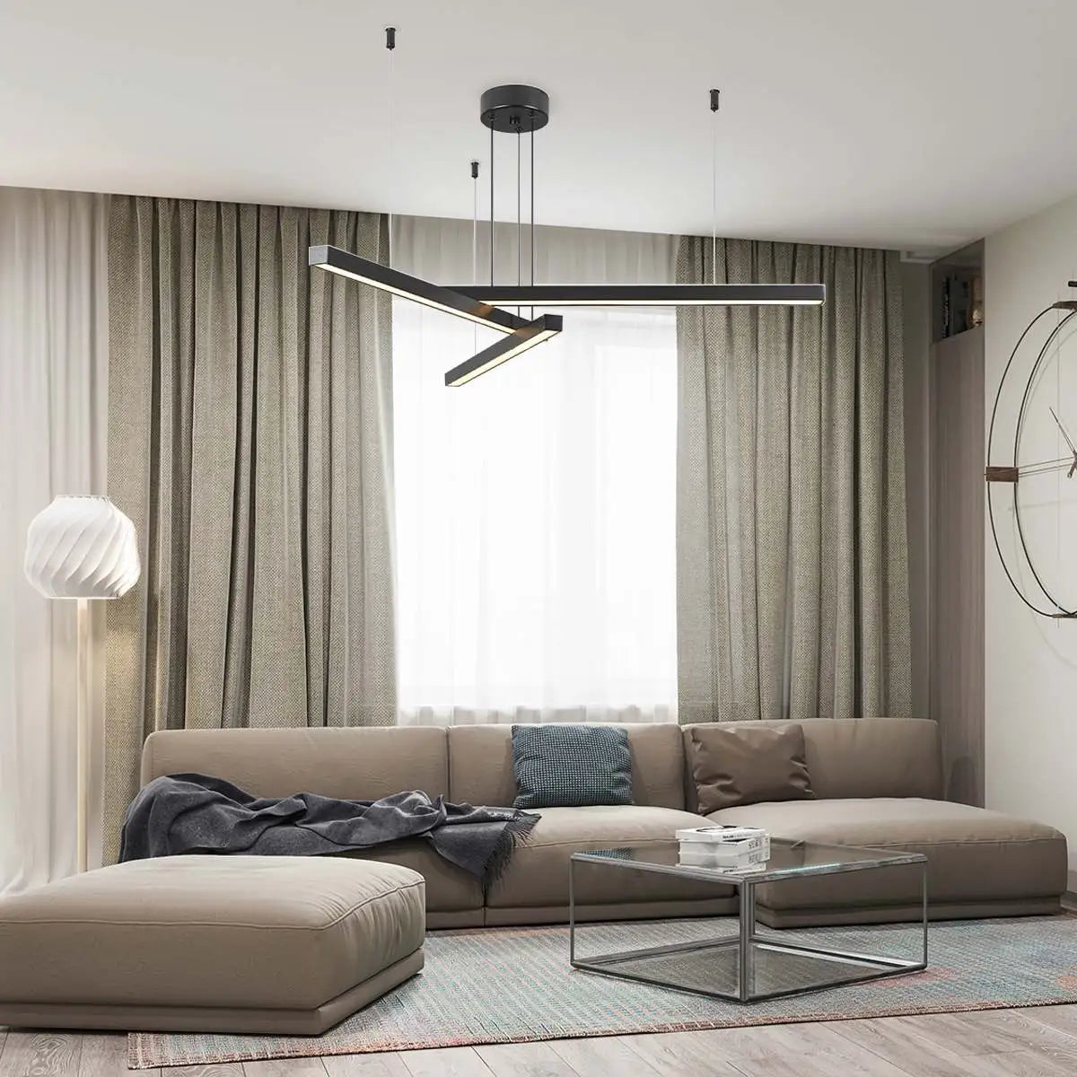 Feyran Multi Light Sticks LED Chandelier for Living Room