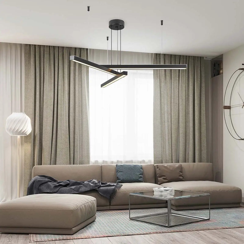 Feyran Multi Light Sticks LED Chandelier for Living Room
